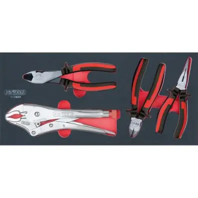 SCS Pliers set, 4 pcs, 1/3 system insert 