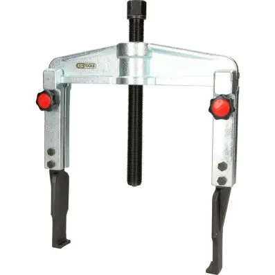 Quick adjustment universal 2 arm puller set with extremely narrow and extended l 