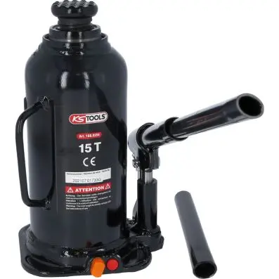 Hydraulic bottle jack, 15t 