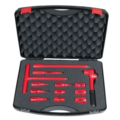 3/8" Insulated socket wrench set, 13 pcs 