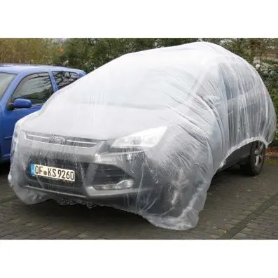 Plastic garage, transparent, 6,5 x 3,5 m 