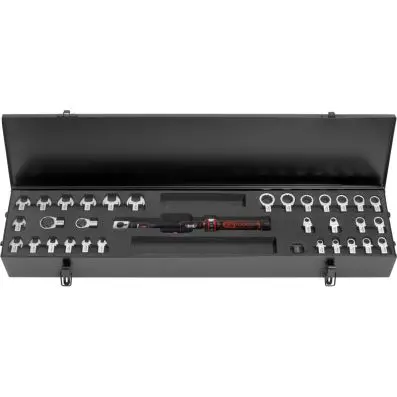 9x12mm ERGOTORQUE®precision torque wrenc h toolkit with retangular tool holder, 1 