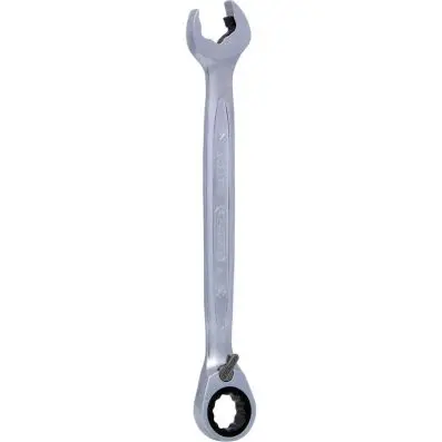 DUO GEARplus combination spanner with ra tchet mechanism in ring and open jaw, re 