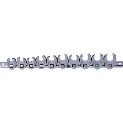 3/8"Crawfoot wrench, hexagonal set, 10 p cs 