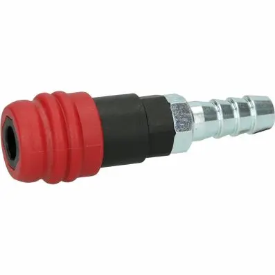 2-Level compressed air safety coupling w ith hose nozzle, 14.5mm 