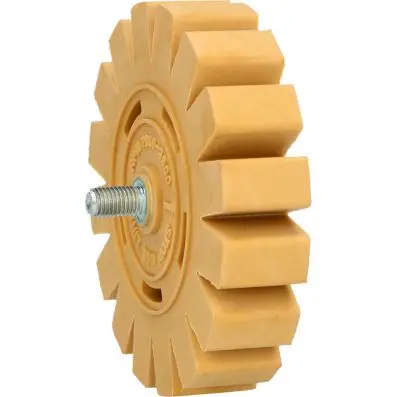 Stripe removing pad with lamellae 