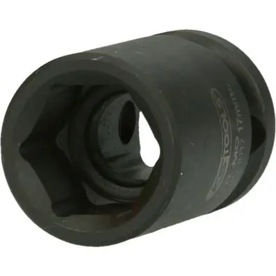1/2" Hexagon impact socket short, 17mm 
