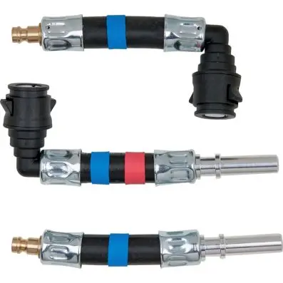 Adaptor set 3 part SAE 10 x 30 mm (blue) 