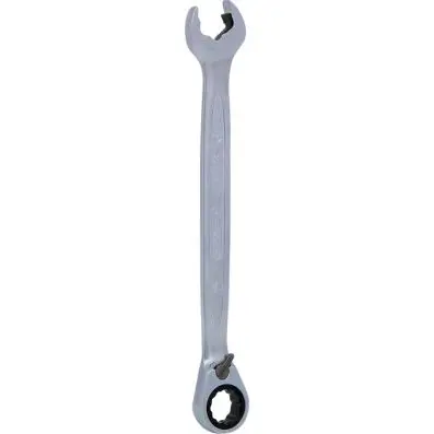 DUO GEARplus combination spanner with ra tchet mechanism in ring and open jaw, re 