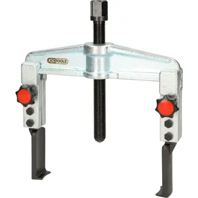 Quick adjustment universal 2 arm puller set with extremely narrow and extended l 