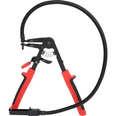 Hose clamp pliers with bowden cable 