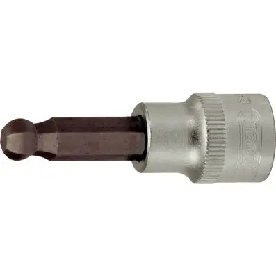 3/8" Bit socket hexagon with ball end, 5 ,5mm 