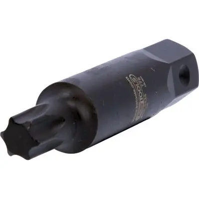 Impact bit socket Torx adaptor, 107mm, T 70 