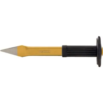 Cross chisel with hand grip, flat, oval, 9x300mm 