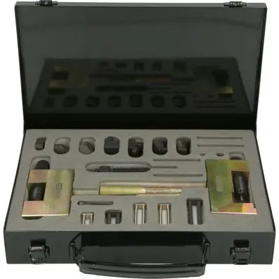 17-piece Riveting Tool for Timing Chains for Mercedes / Chrysler / Jeep 
