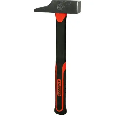 Claw hammer, French form, fiberglas hand le, 500g 
