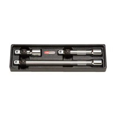 1/2" CHROMEplus Extension set with inter lock, 3 pcs 