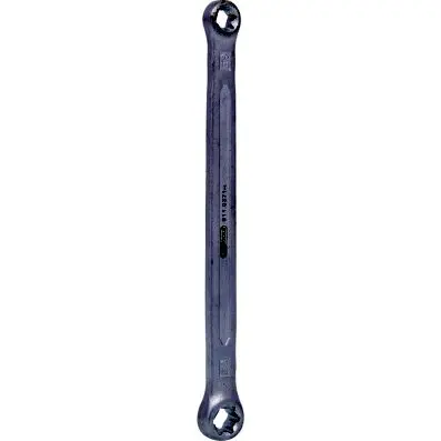 Double ring spanner for Torx E profilel, E6xE8 