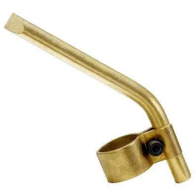 Soldering iron tip attachment 