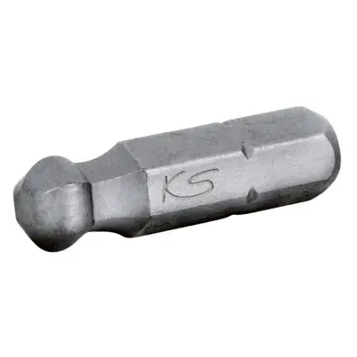 1/4" Bit hexagon with ball end, 25mm, 7/ 32", pack of 5 