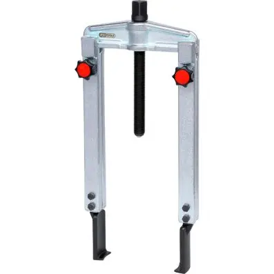 Quick adjustment universal 2 arm puller set with extremely narrow and extended l 