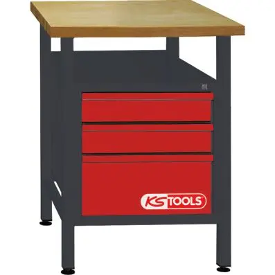 Workbench, 3 drawers, 840x600x600mm 