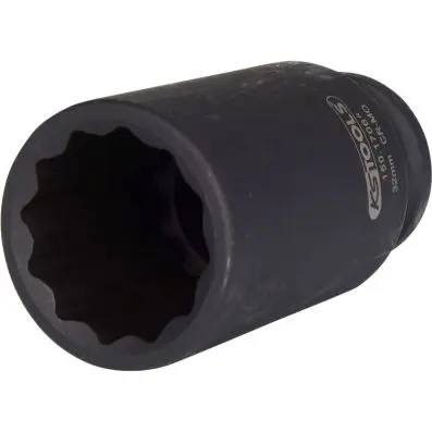 Special drive shaft impact socket, 1/2", 32mm 