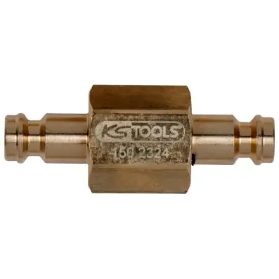 Double-sided adapter 3/8", short 