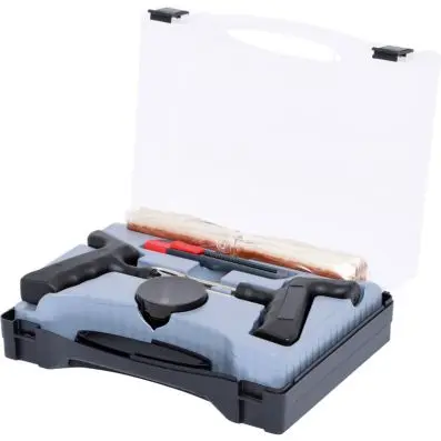 Tyre vulcanising repair set for cars, 5 pcs., 100 mm threads 