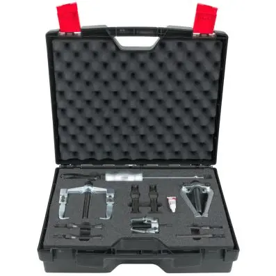 Precision internal extractor and puller set, 10 pcs, Ø10-45mm 