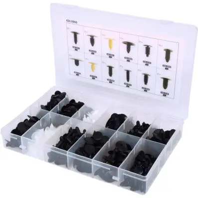 Trim Clips Assortment-Fir Tree Fixings, 340 pcs 