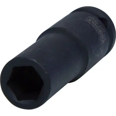 1/2" Hexagon impact socket, deep, 13mm 
