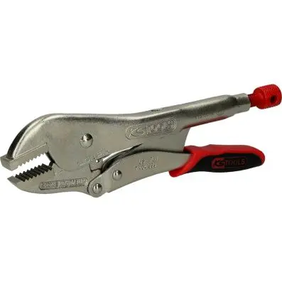 Locking pliers with quick-release lever, straight jaws,50mm,L=250mm 