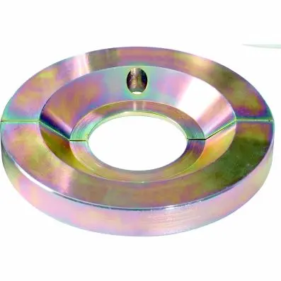 Half cup pair anodised for bearing Ø62mm 