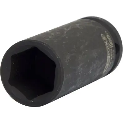 1/2" Hexagon impact socket, deep, 19mm 