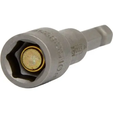 Drive socket, magnetic 1/4", 10mm 