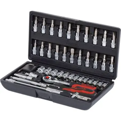 1/4" CHROMEplus Socket set, 46 pcs 