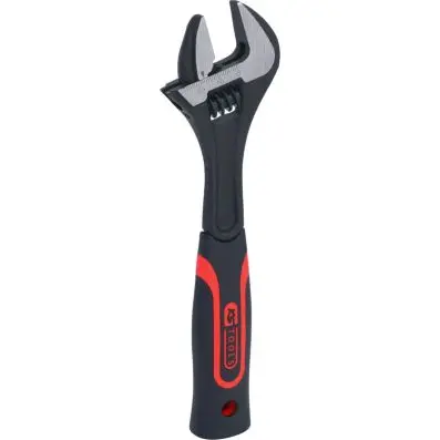 Adjustable spanner with dual component c omfort grip handle, 23mm 