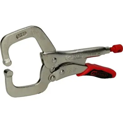 Welding clamp gripping pliers with quick -release lever, 165mm 