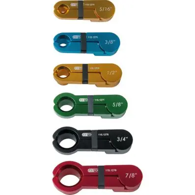 Disassembly tool set for CLIC spring clo sure pipe coupling, 7 pcs 