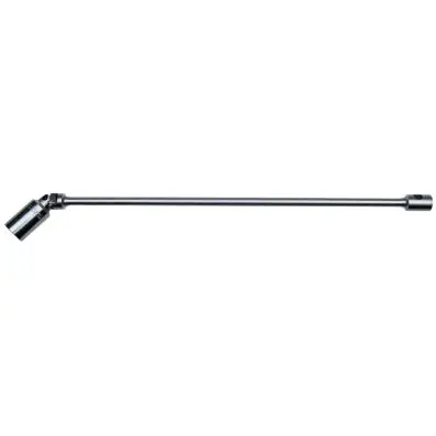 3/8" Spark plug socket with joint, long, 21mm 