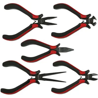 Precision pliers set, 5 pcs 