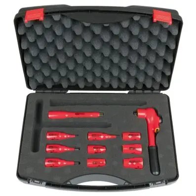3/8" Insulated socket wrench set, 11 pcs 
