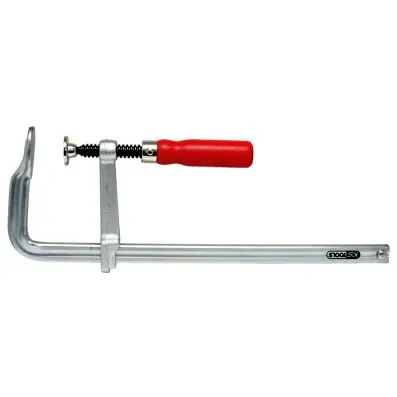 Cast iron screw clamp, 140x300mm 