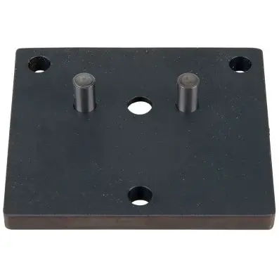 Cam shaft alignment plate with pins 
