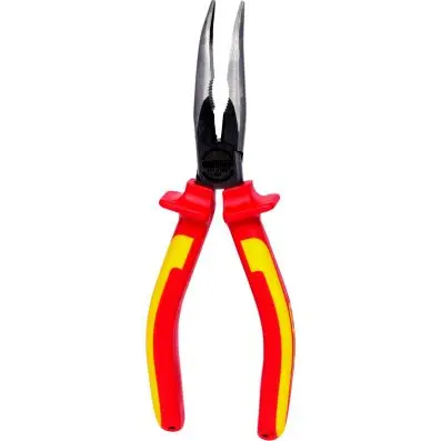 ERGOTORQUE VDE bent nose pliers, 205mm 