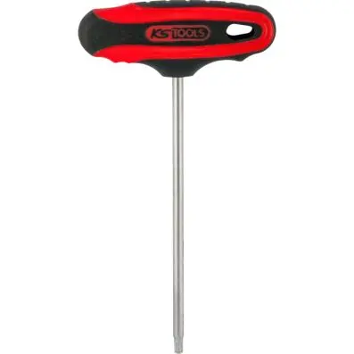 T-handle Torx key wrench short, T15 