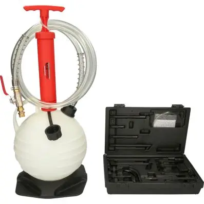 Universal transmission oil filling syste m set incl. 15 pcs adapter set 