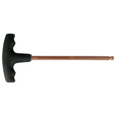 BERYLLIUMplus Hexagon key wrench with T- Handle, with ball end 3 mm 