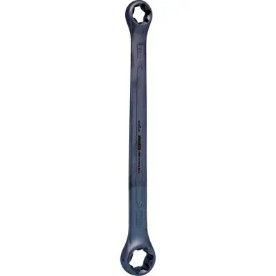 Double ring spanner for Torx E profilel, E16xE22 